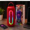 BS35 Portable Bluetooth Speaker – Wireless Cylindrical Speaker with Deep Bass, TF Card & AUX Support