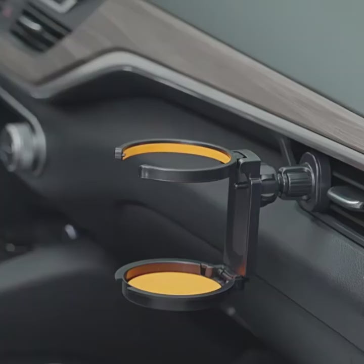 2-in-1 Car Vent Cup & Mobile Phone Holder – Multi-Purpose Car Organizer
